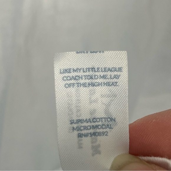 Marine layer white thin long sleeve size small - Picture 4 of 5